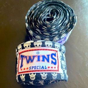 Skull print Boxing hand wraps